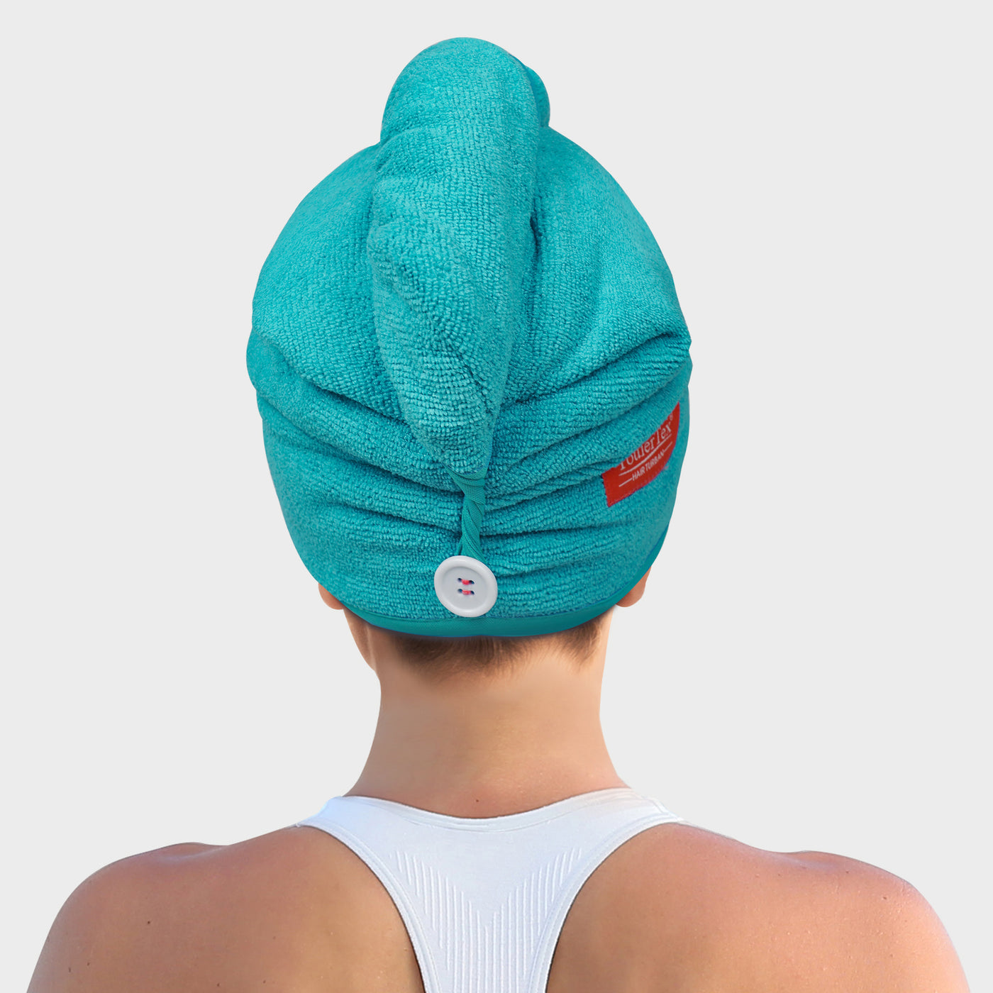 Hair Towel Wrap - Aqua Green