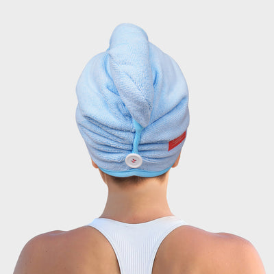 Hair Towel Wrap - Blue