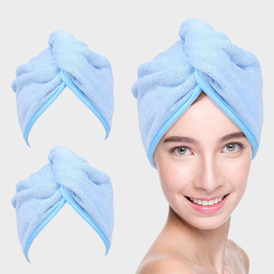 Hair Towel Wrap - Blue