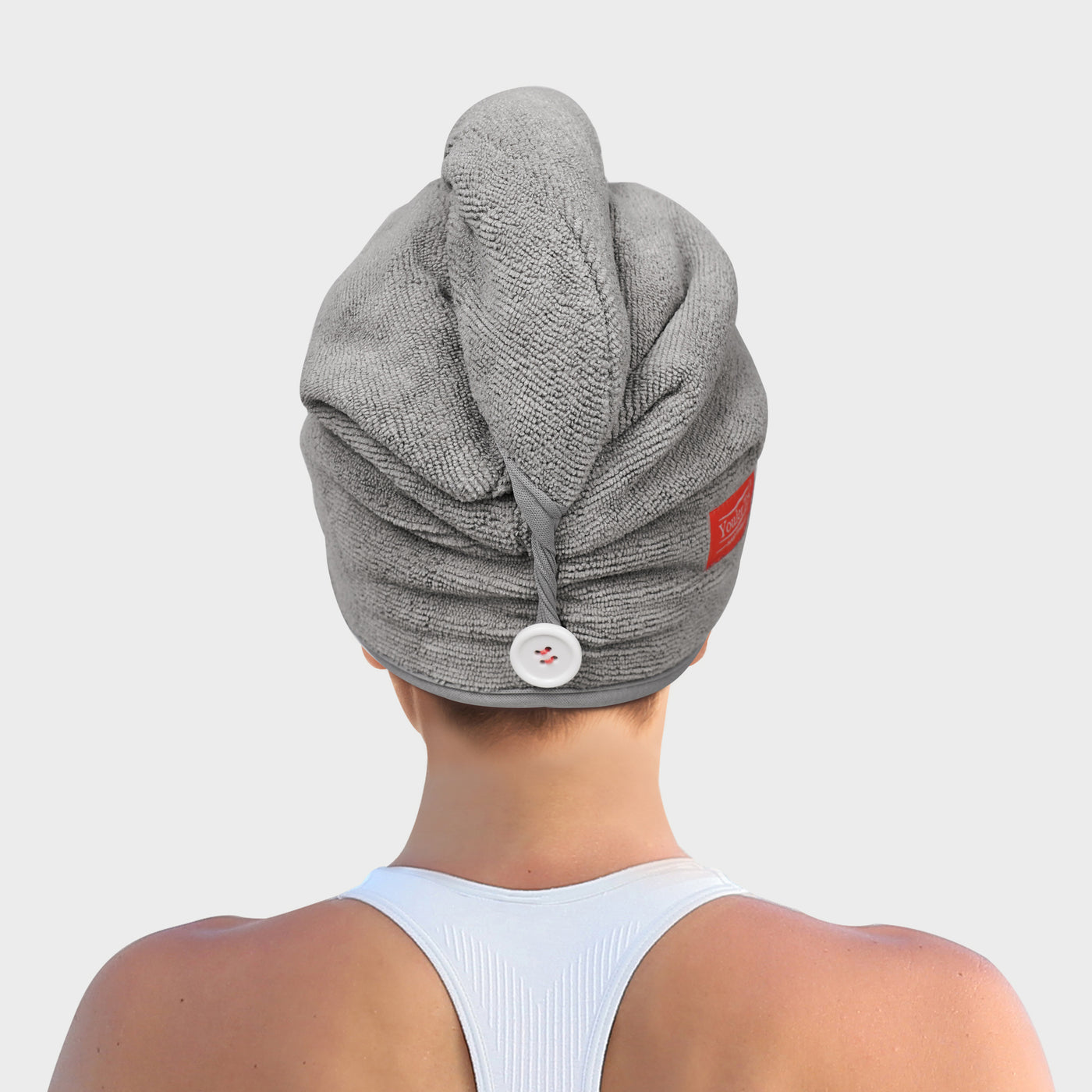 Hair Towel Wrap - Gray