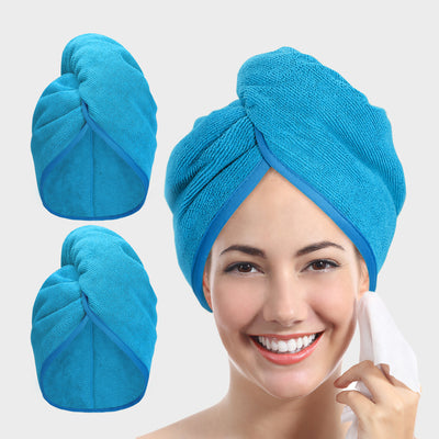 Hair Towel Wrap - Sky Blue