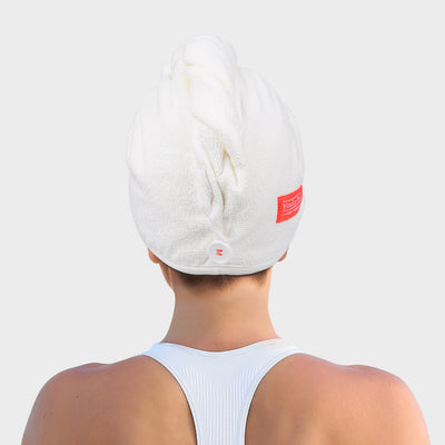 Hair Towel Wrap - White