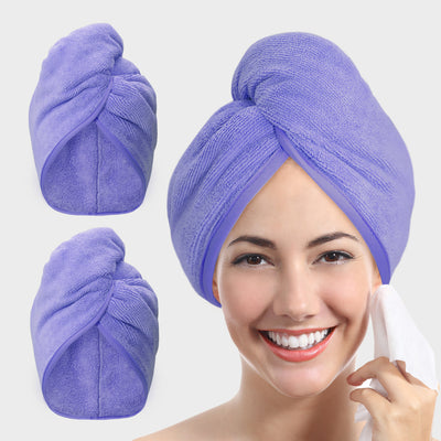 Hair Towel Wrap - Lilac Purple