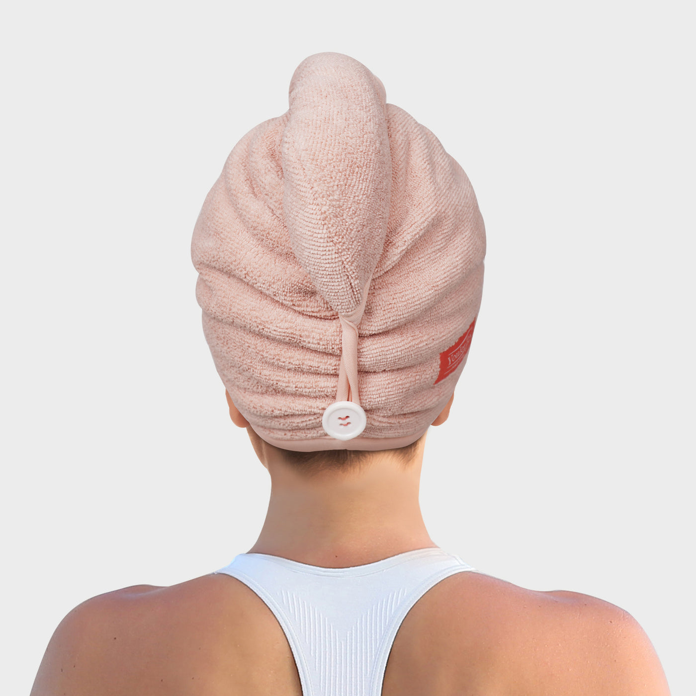 Hair Towel Wrap - Peachy Beige