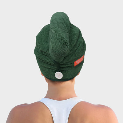 Hair Towel Wrap - Emerald