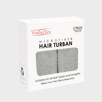 Hair Towel Wrap - Gray