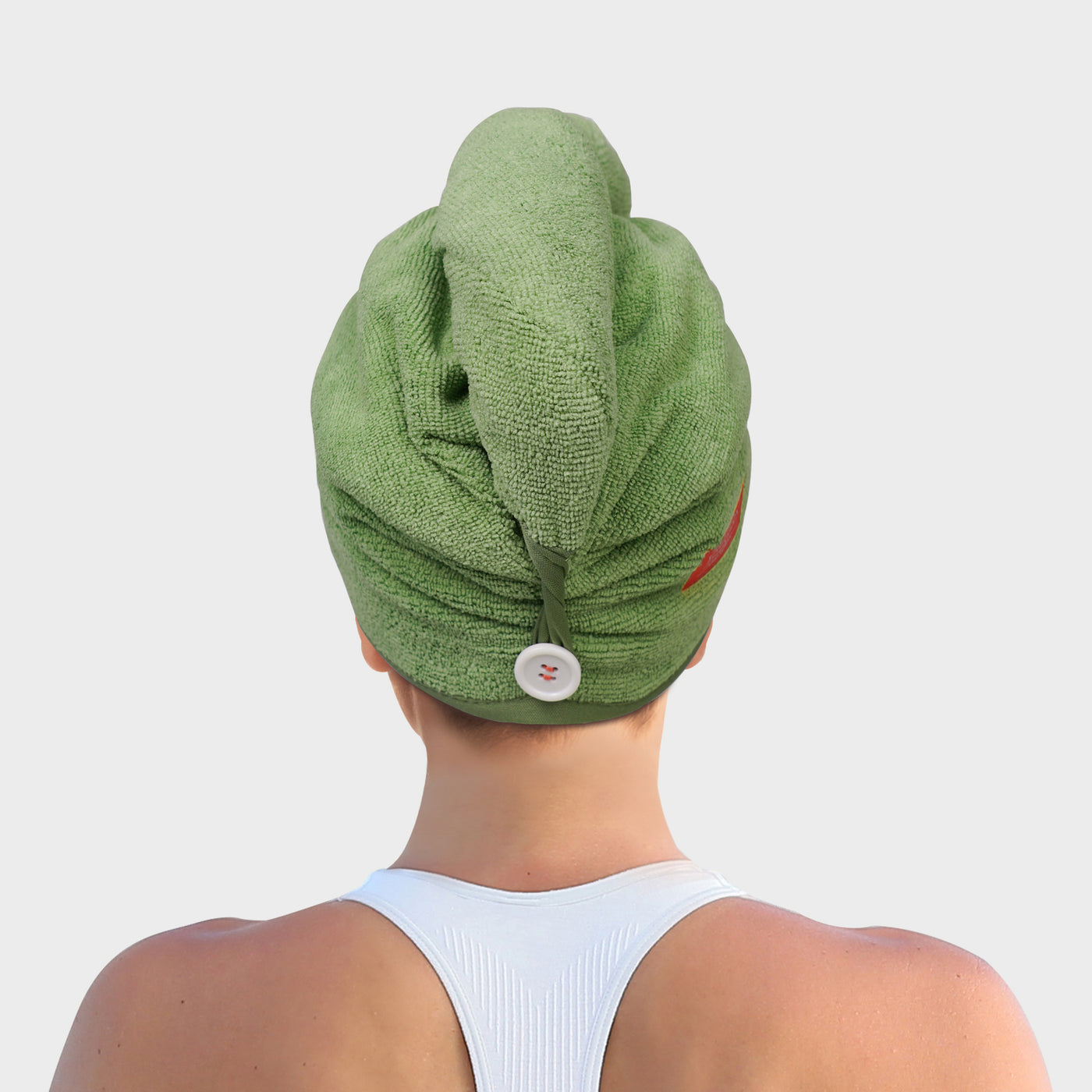 Hair Towel Wrap - Grass Green